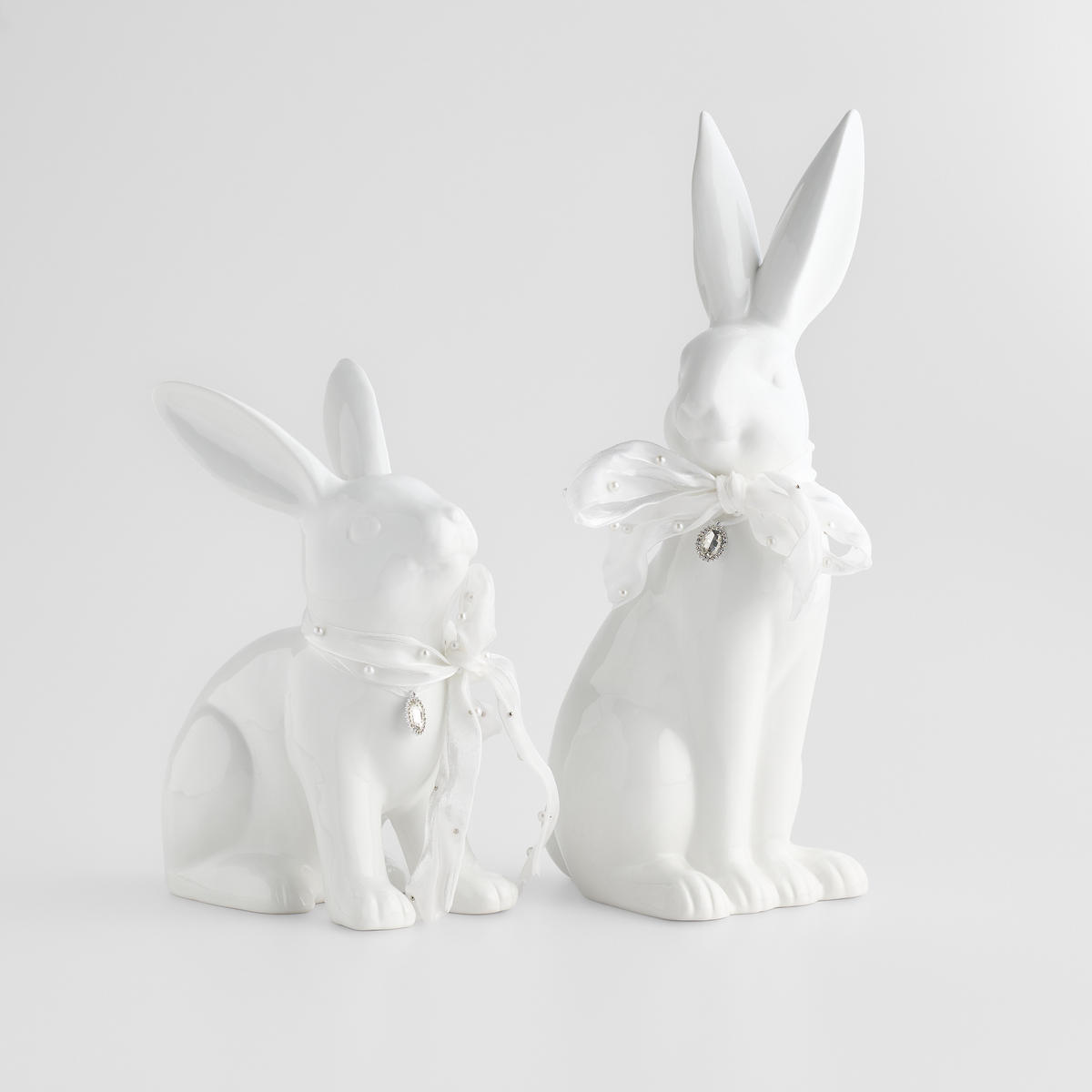 DEKOFIGUR Hopsi - Weiß, Keramik (13/27.5/22cm) - home&you