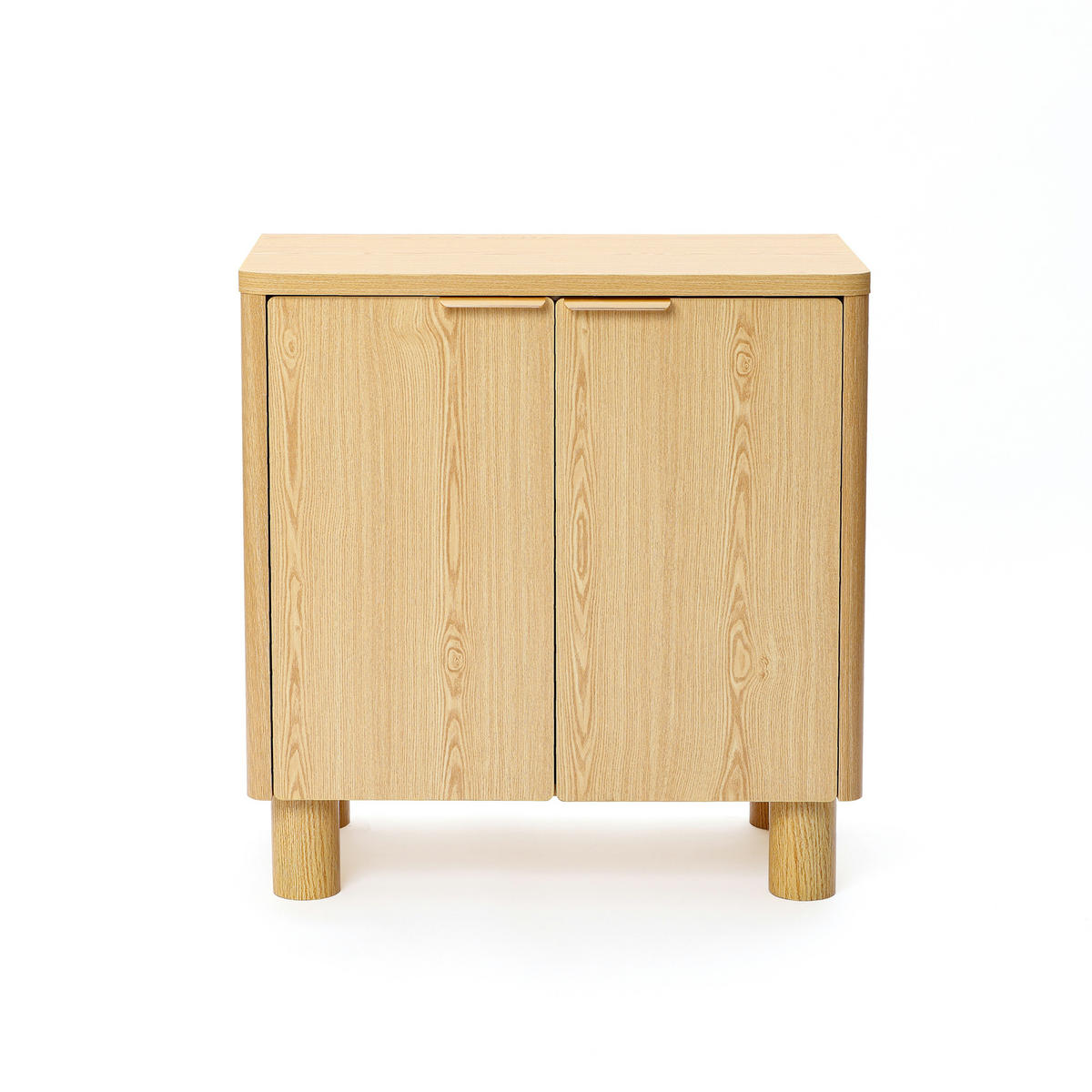 MODERNES Sideboard Wohnzimmer, Kommode mit 2 Türen | B72 x T39,5 x H75 cm - Eichefarben/Braun, Holz (72/75/39.5cm) - Hometopia
