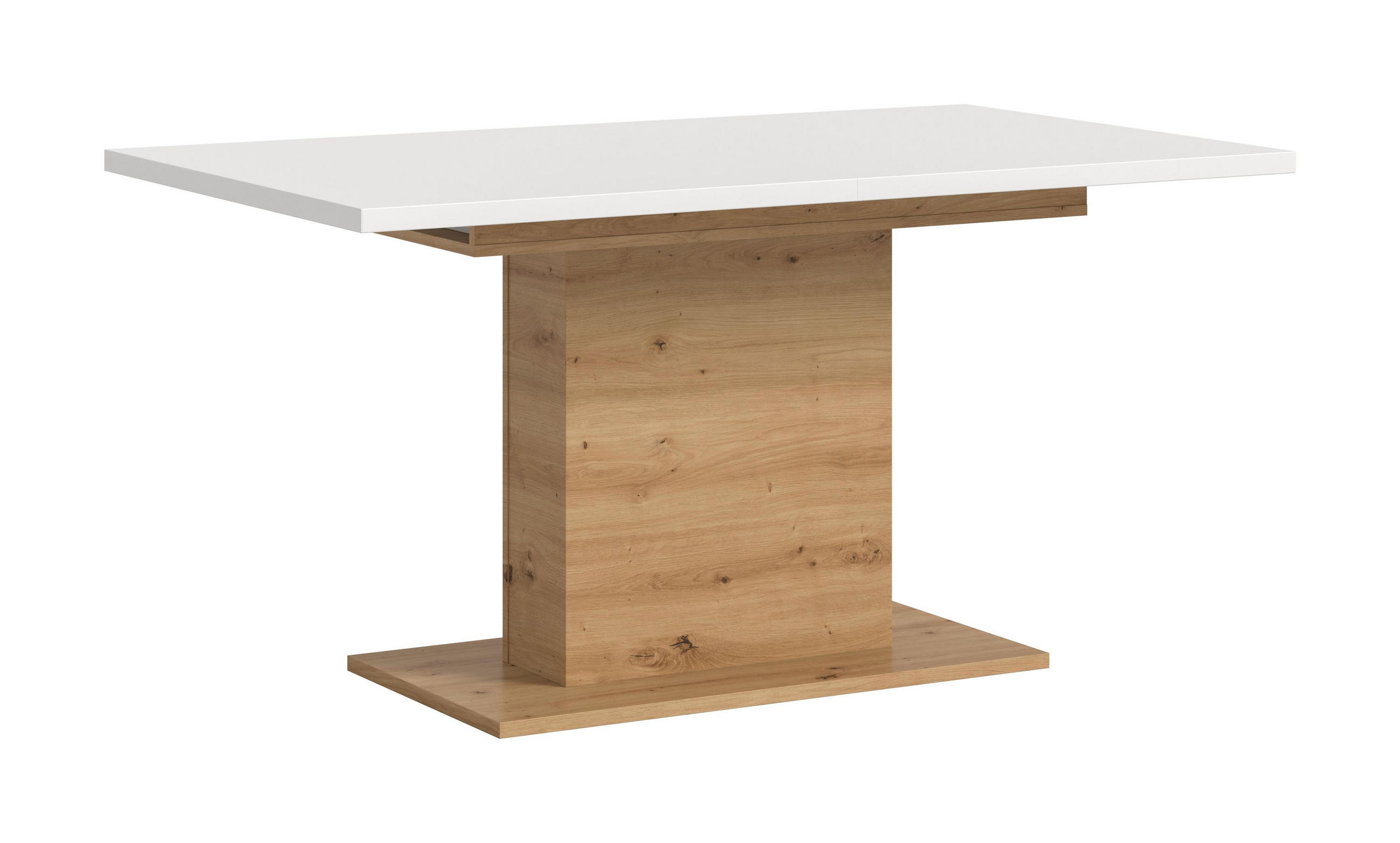 ESSTISCH MOTION (B/H/T: ca. 150/76/90 cm) in Artisan Oak Nachbildung/weiß - Eiche Artisan, Holzwerkstoff (90/150/76cm)