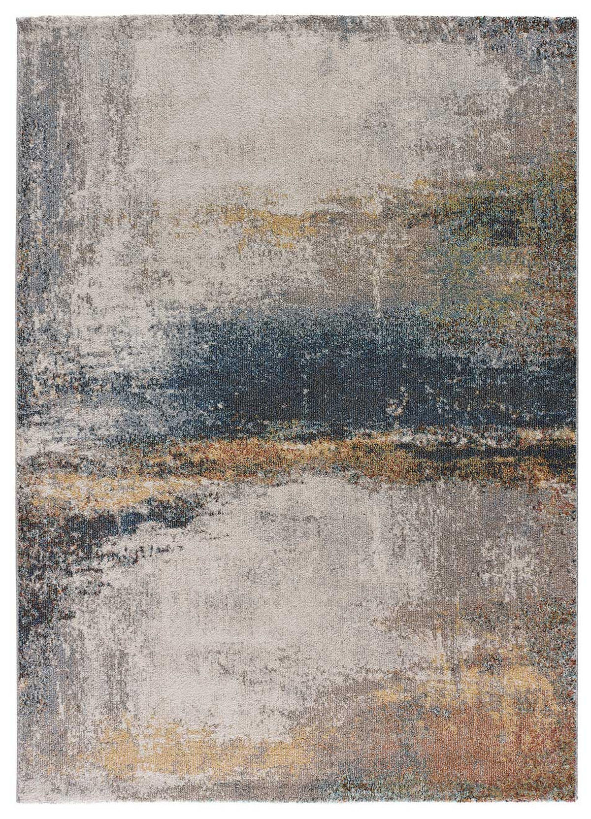 WEBTEPPICH Blau Parma 80/150 cm - Blau, Naturmaterialien/Textil (80/150cm) - Atticgo
