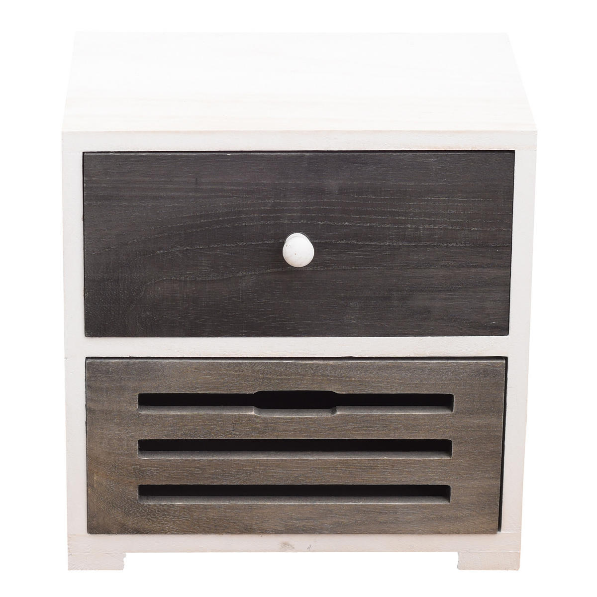 NACHTTISCH Weiß 24/35/36 cm - Weiß, Holz (24/36/35cm) - Mobili Rebecca