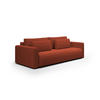 SOFA mit Schlaffunktion Krewitz, Ziegelrot - Rot, Textil (238/70/105cm) - Meblito