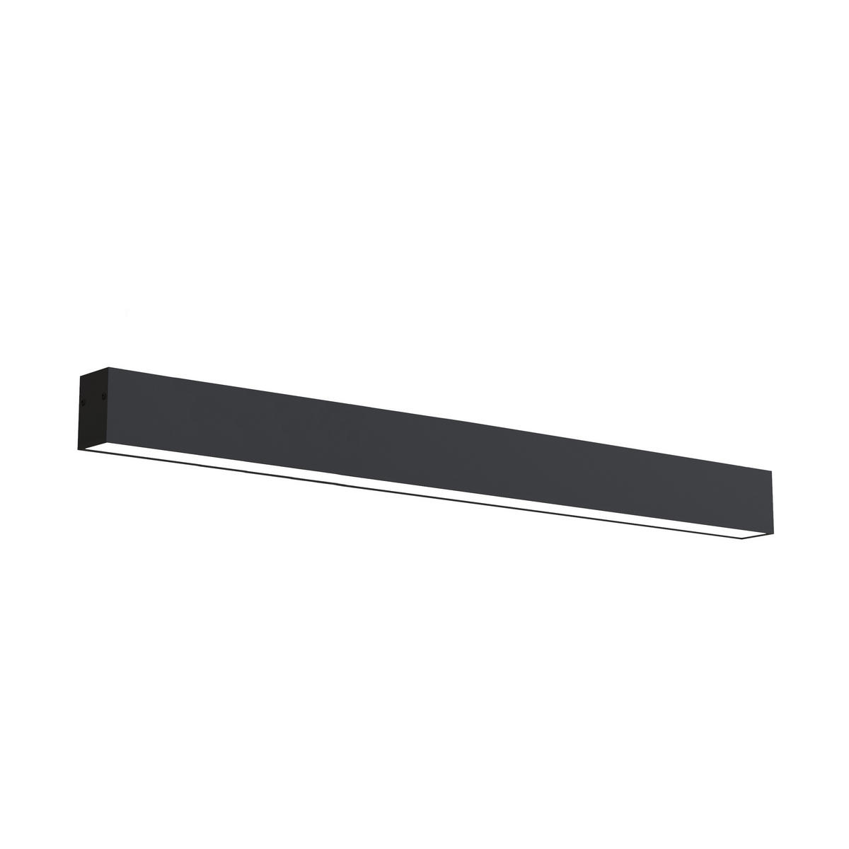 LED-DECKENLEUCHTE - Schwarz, Metall (4.5/100/6.3cm) - Lumicom