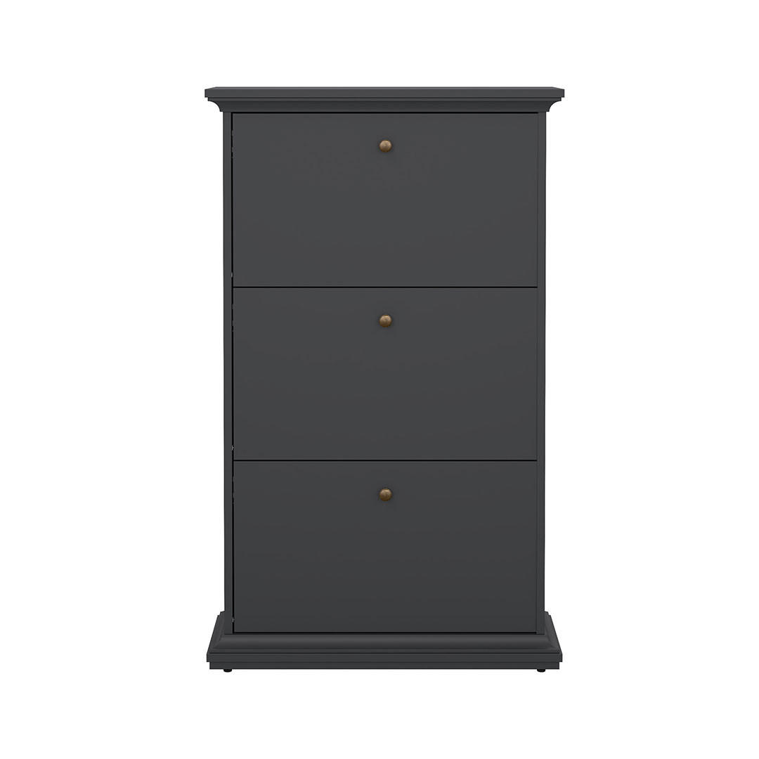 SKOSKÅP Venedig 78 x 28 x 128 cm – grå 128/78/28 cm