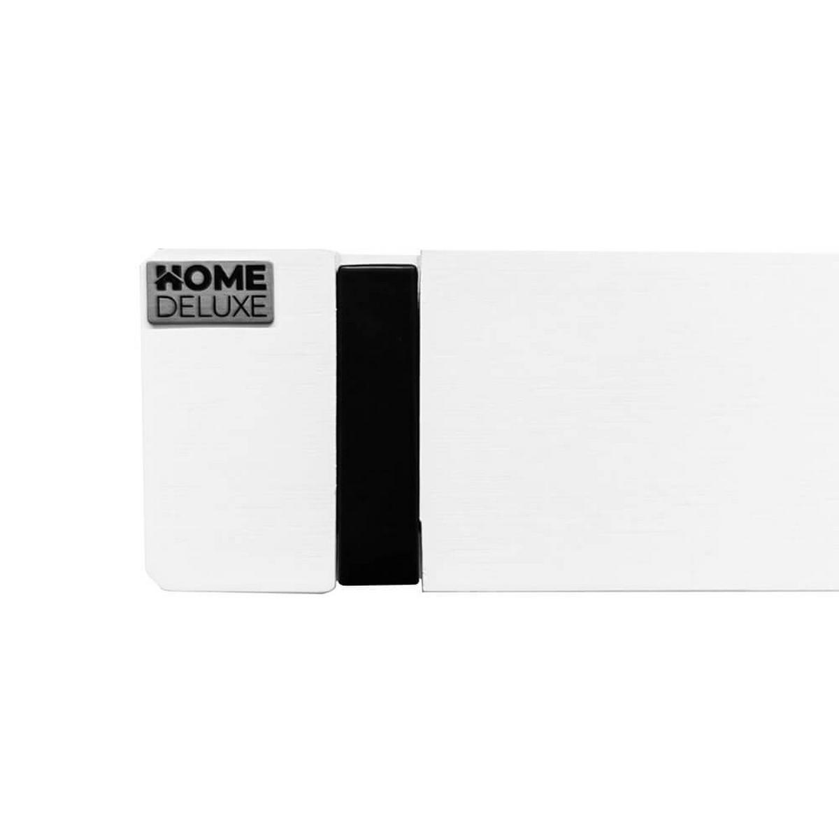GARDEROBENLEISTE HOOK inkl. 3 Haken und Magnete - Weiß - Weiß, Holz (2/5.5/29cm) - Home Deluxe