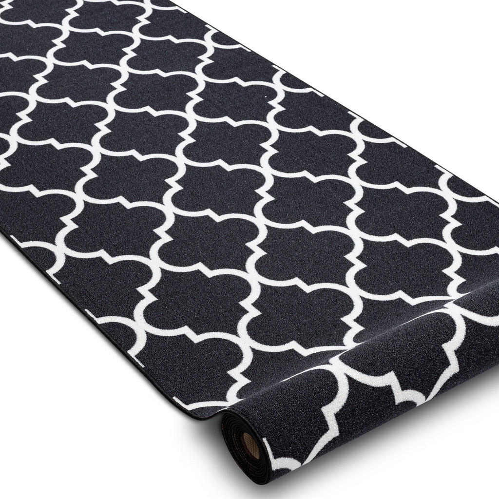 Thumbnail - rugsX Läufer, Schwarz, Textil, Rechteckig, 80x320 cm, Teppiche & Böden, Teppiche, Teppichläufer