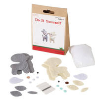 DEKORATIONSSET DYI Rentiere 2 Stück - Multicolor, Textil (4.9/14.9/11cm) - Boltze Home