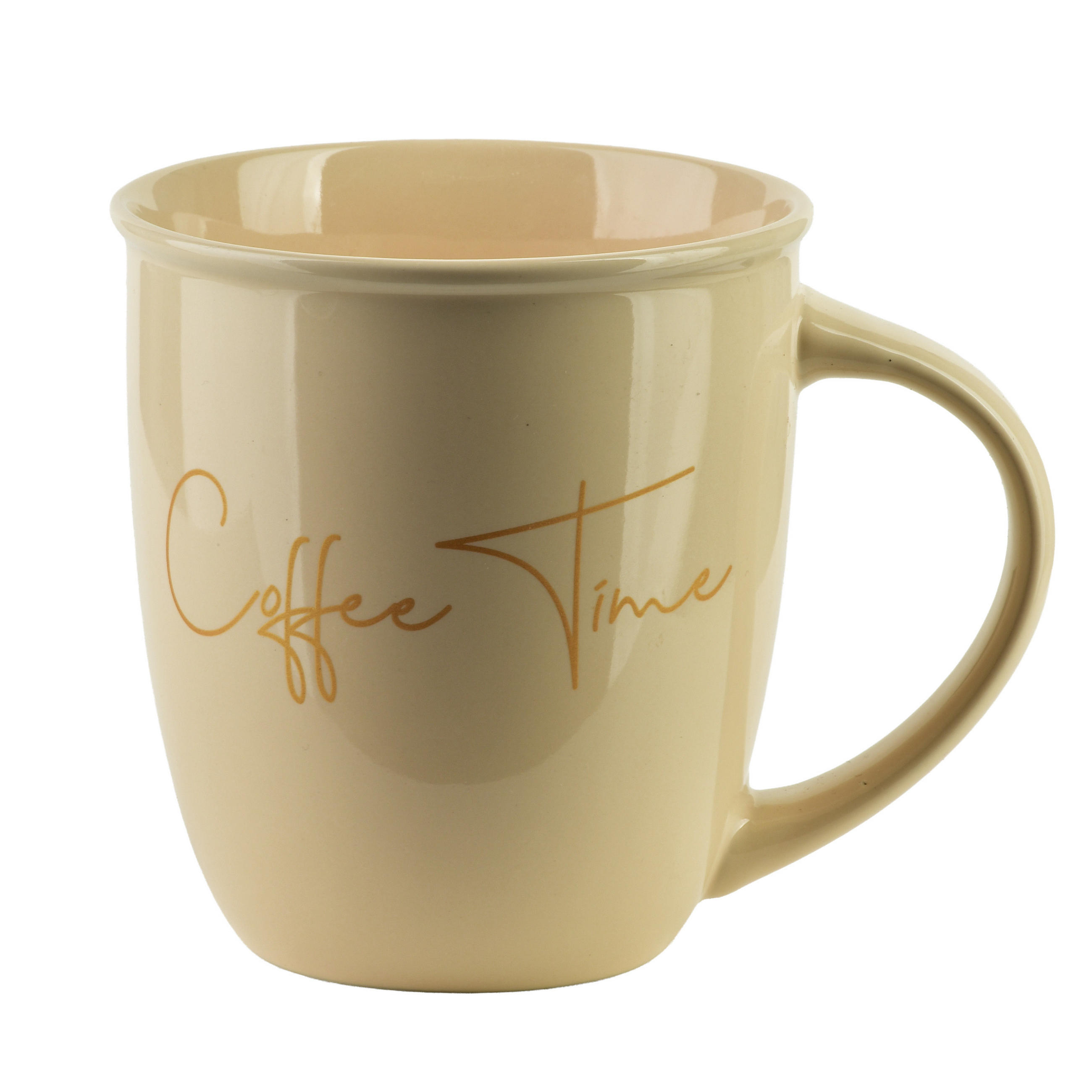 BECHER Hendia Beige 9/13/10 cm Porzellan - Beige, Keramik (0.33L) - Mondex