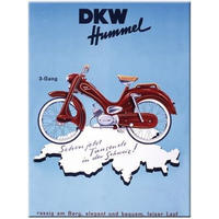 MAGNET 6/8 cm DKW Hummel - Multicolor, Metall (6/8/0.1cm) - Nostalgic-Art