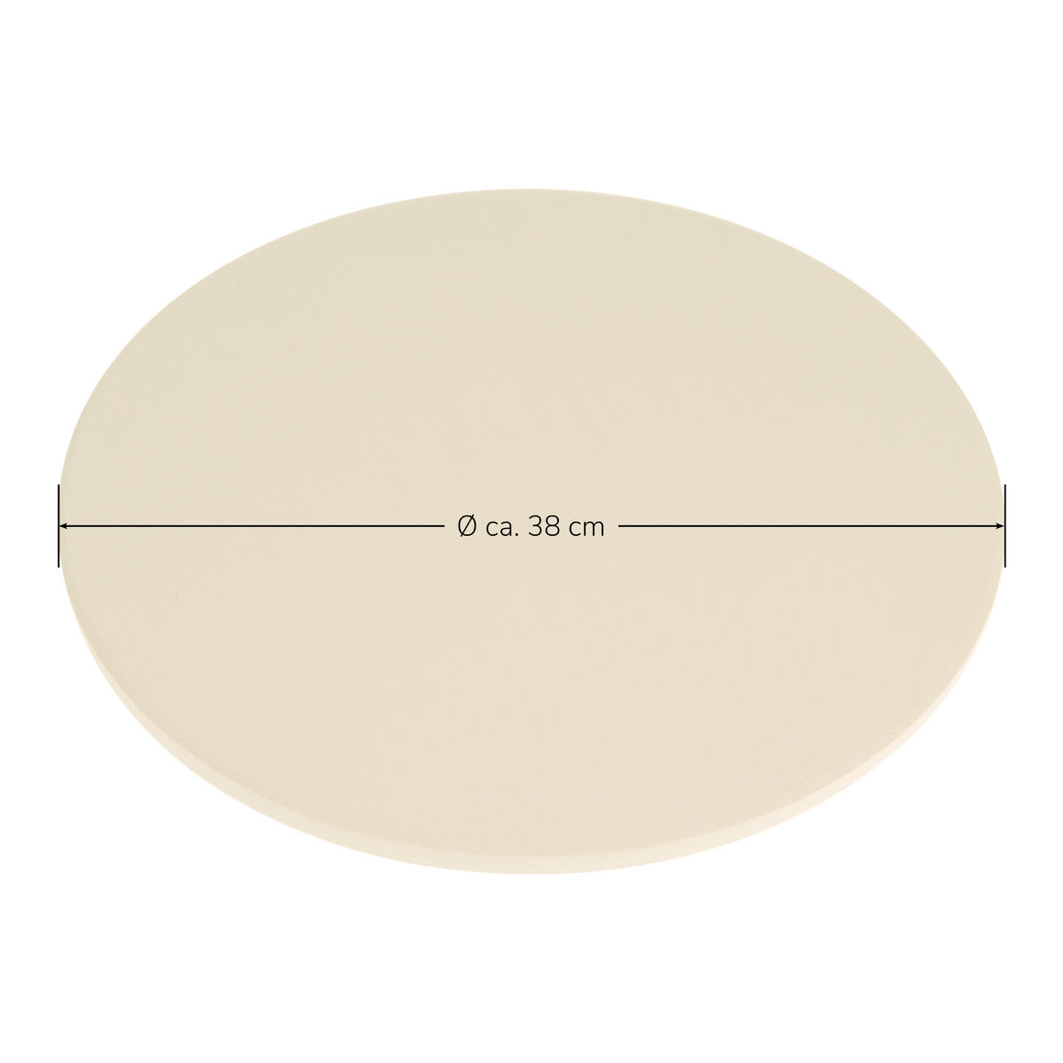 PIZZASTEIN 2er-Set, beige - Naturfarben, Naturmaterialien (30/1/37.5cm) - bremermann