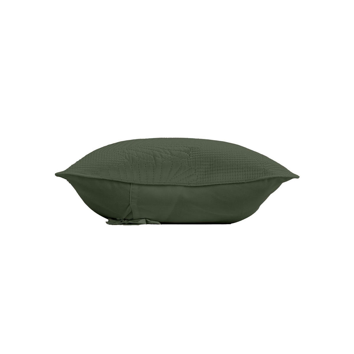 DEKO-KISSENBEZUG mit Muster Colombine 40/40/0,5 cm - Olivgrün, Textil (40/40cm) - Douceur d´intérieur