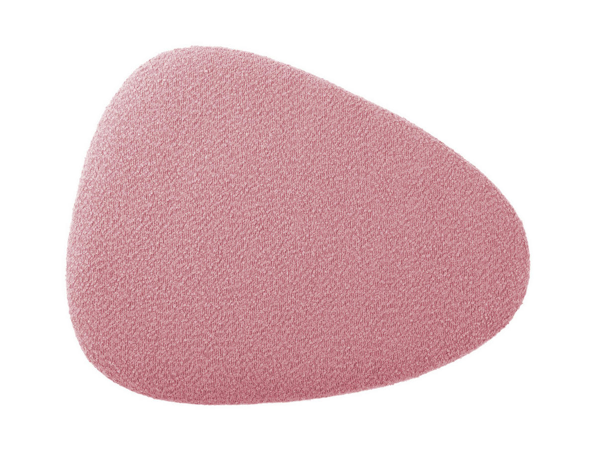 HOCKER Ada Organic 60/47/38 cm - Pink, Textil (47/38/60cm) - Leitmotiv