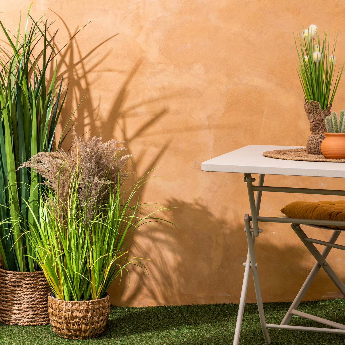 LEINENSTRAUSS Zya 91 cm - Grün, Kunststoff (91cm) - Atmosphera Createur d´interieur