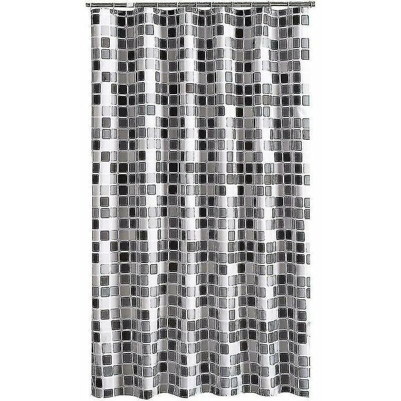 DUSCHVORHANG Polyester weich schimmelresistent antibakteriell wasserabweisend - Multicolor, Textil (200/200cm) - MCBOSON