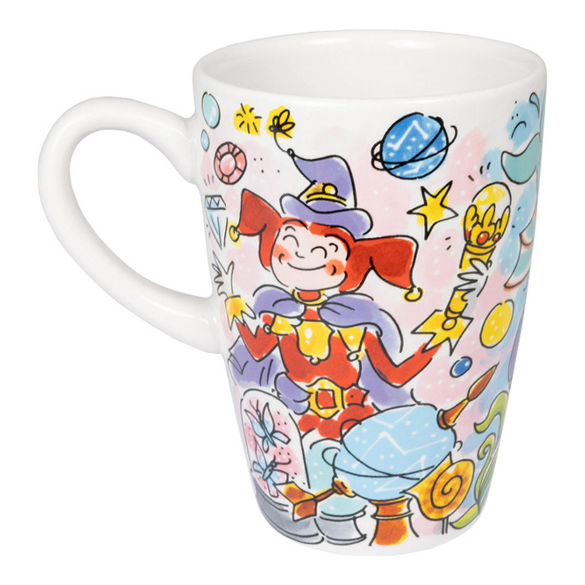 XL-BECHER Symbolica in Bunt - 500 ml - Multicolor, Keramik (0.5L) - Blond Amsterdam