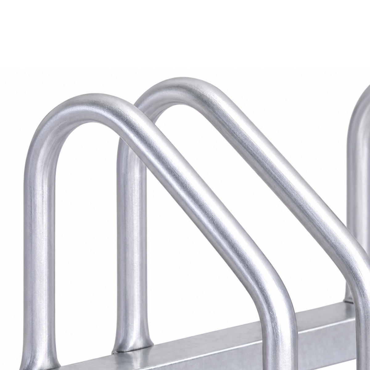 SUPORT argintiu oțel galvanizat pentru 3 biciclete - argintiu, metal (71.5/26/31.5cm) - Relaxdays