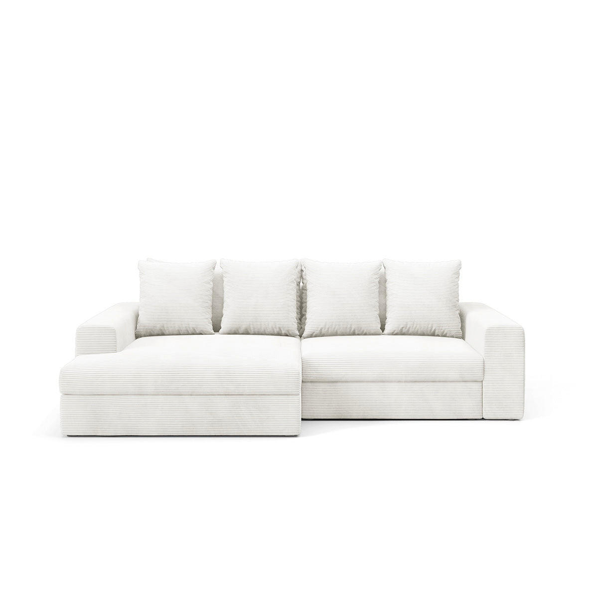 Petits-meubles Ecksofa Weiß 272x167 cm