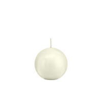 KUGELKERZEN Elfenbein Ø 70 mm, 12 Stück - Beige, Paraffin (7/7/7cm) - Wiedemann Kerzen