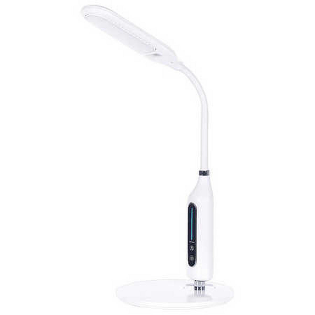 SCHREIBTISCHLAMPE Cygnus 18/21/38 cm - Weiß, Kunststoff (18/21/38cm) - Beliani