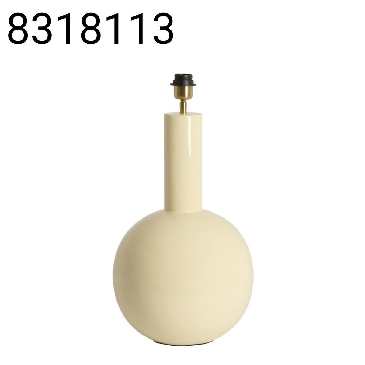 LAMPENFUSS Benao - Weiß - 31/31/53 cm - Weiß, Metall (31/31/53cm) - Light & Living