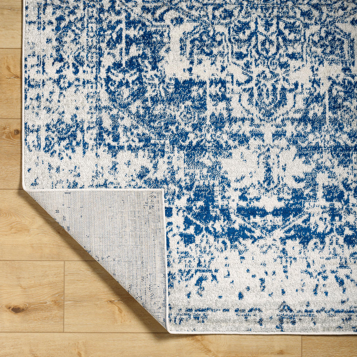 VINTAGE-TEPPICH 80/220 cm Blau - Blau, Naturmaterialien/Textil (80/220cm) - LIVABLISS