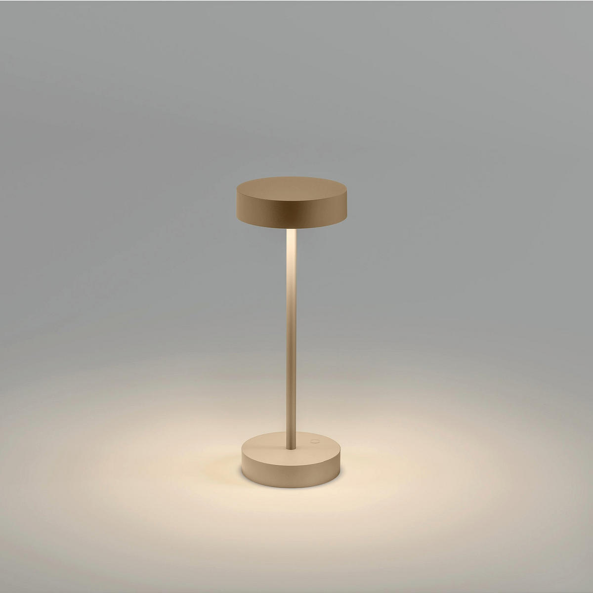 TISCHLAMPE SANDY MINI beige - Beige, Metall (9/9/25cm) - Lumisky