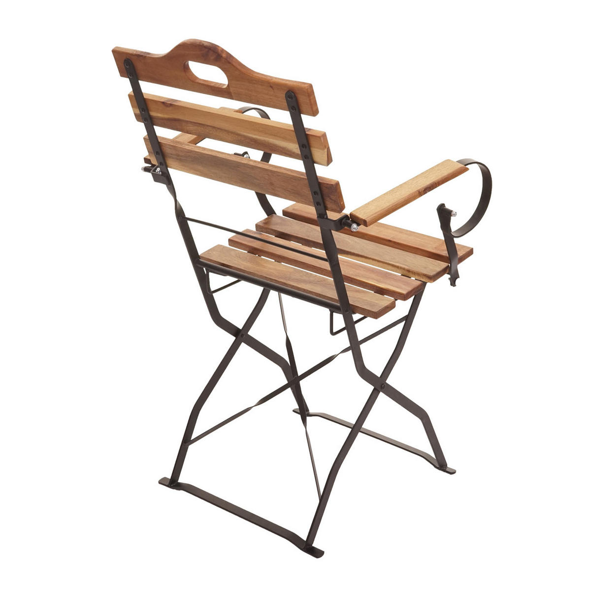 BIERGARTENSTUHL Braun - Braun, Holz (55/88/49cm) - MCW