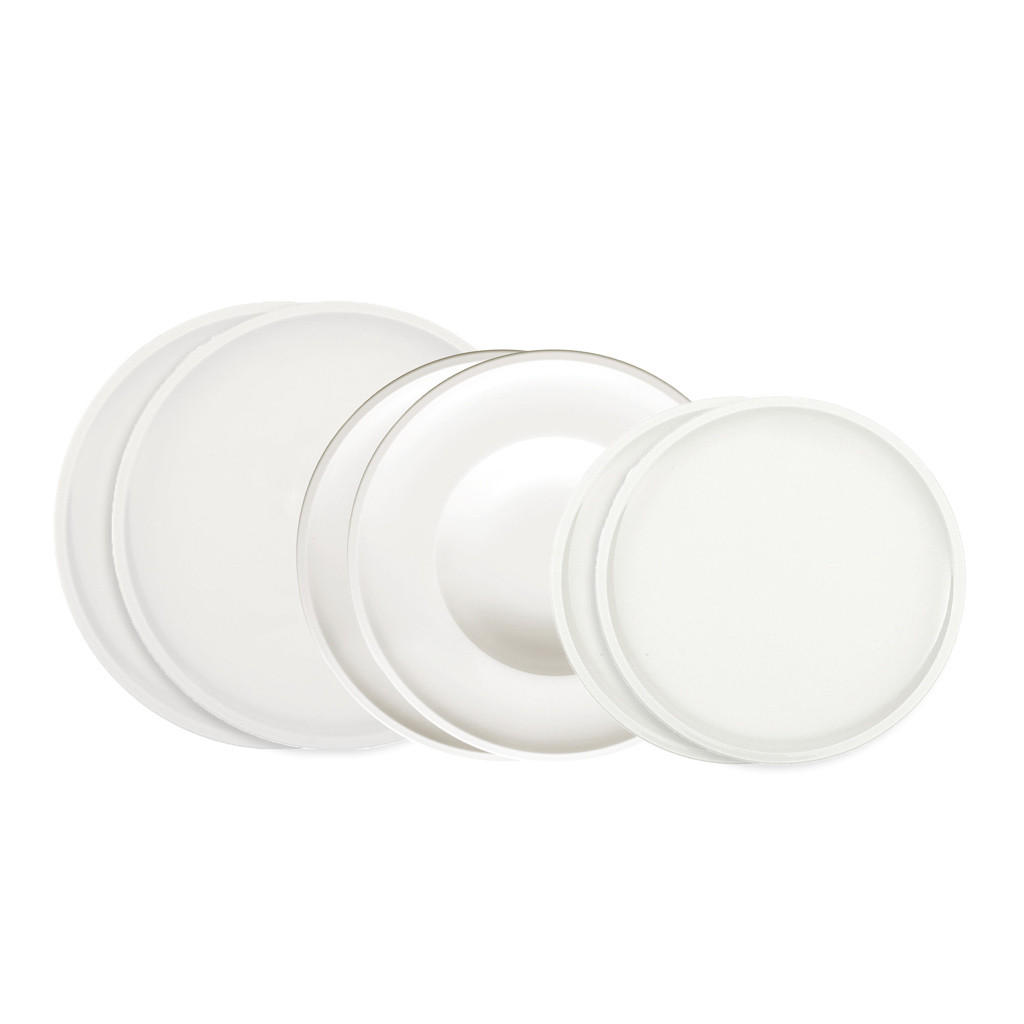 TAFELSET Artesano Original weiß 6er Set - Weiß, Keramik (28/22/38cm) - Villeroy & Boch