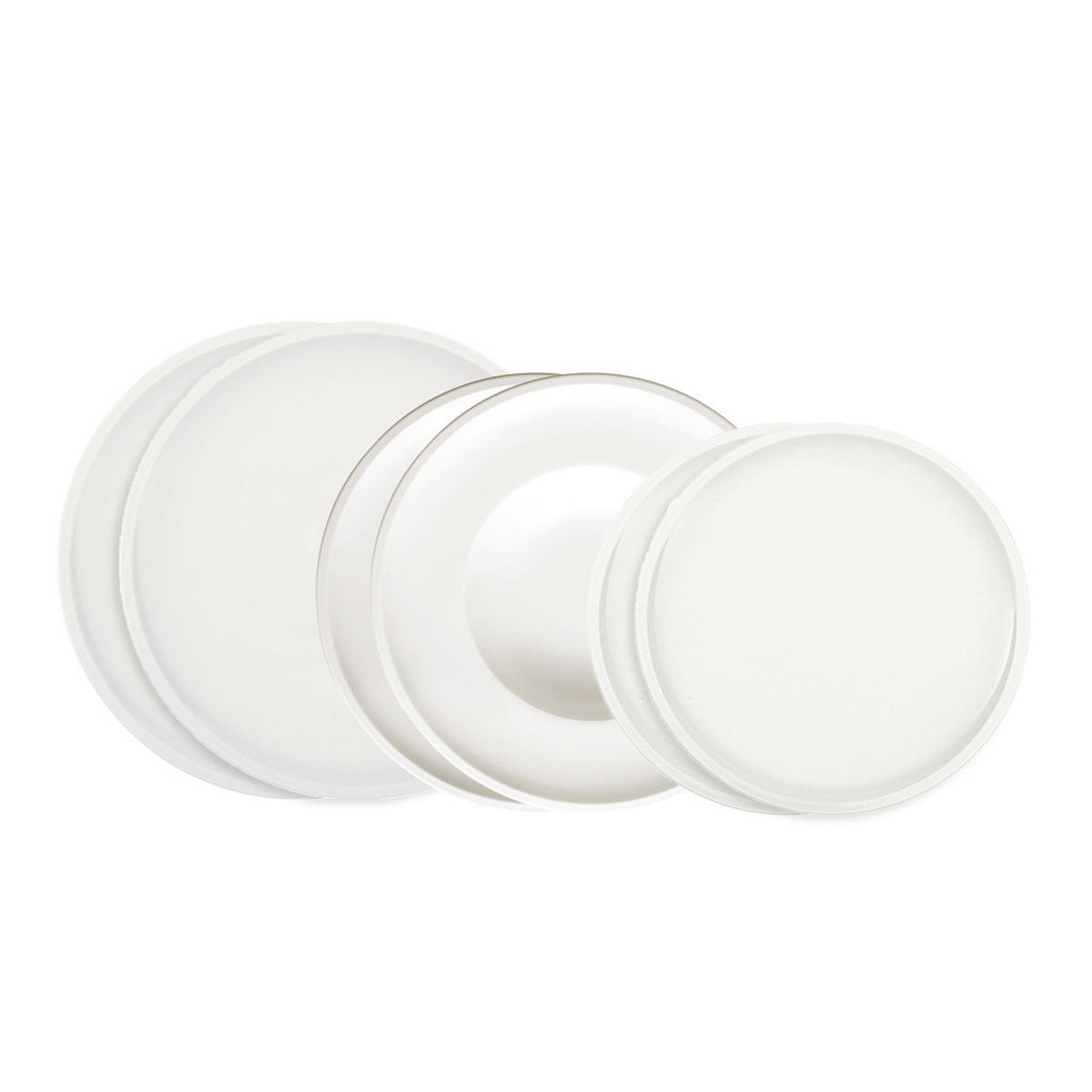 TAFELSET Artesano Original weiß 6er Set - Weiß, Keramik (28/22/38cm) - Villeroy & Boch