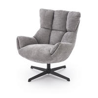 DREHSESSEL mit Polsterung COZY 360° - Grau, Textil (72/87/79cm) - Lookway