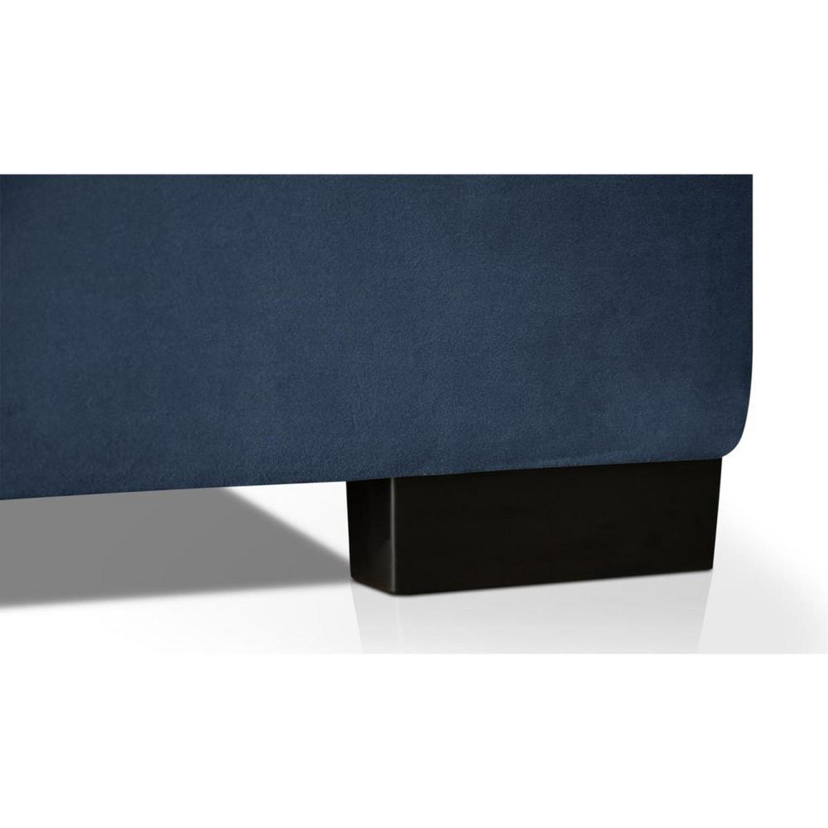POLSTERBETT Eric 104/207/105 dunkelblau - Dunkelblau, Holzwerkstoff/Textil (100/200cm) - Beautysofa