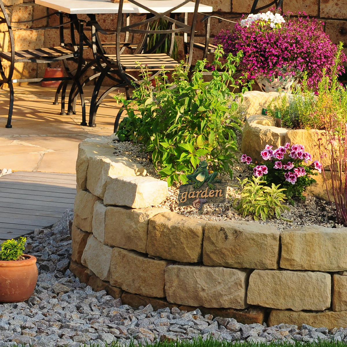 GARTENSTECKER - Multicolor, Metall (15.5/27.5/0.5cm) - Relaxdays