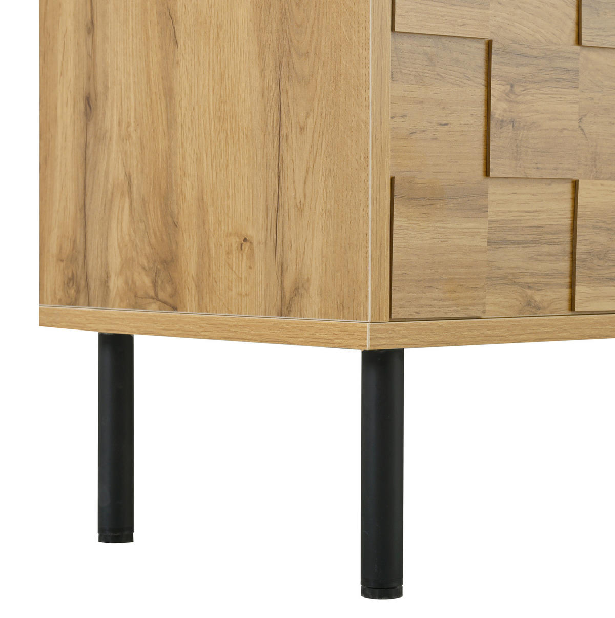 TV-SCHRANK mit 2 Türen und 2 Schubladen 160 cm Holzoptik Natur - Braun, Holzwerkstoff (35/42.5/160cm) - Beauniv