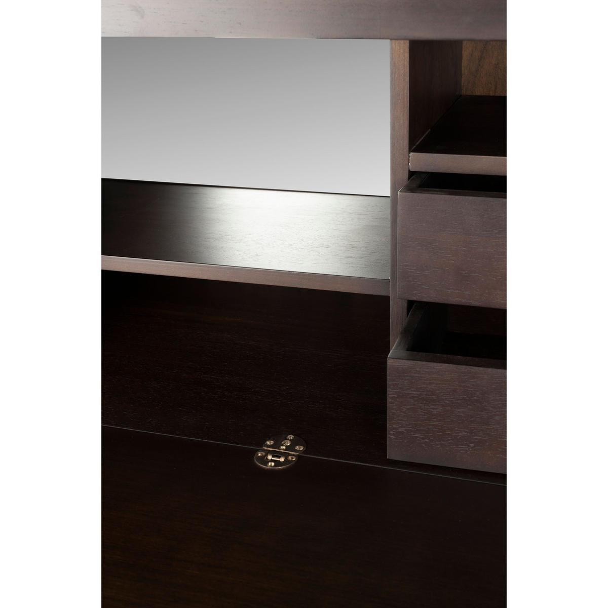 KOMMODE Elroy Hoch Walnussfarbe - Braun, Holz (80/120/45cm) - Dutchbone