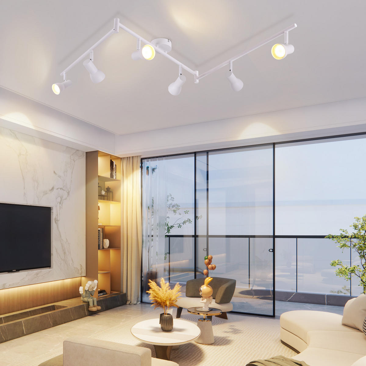 STRAHLER Hylzork 8/18.5/8 cm - Weiß, Metall (8/8/18.5cm) - ZMH