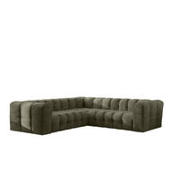 ECKSOFA Corner Mit Steppung BALOO, Chenille-Stoff Arena, Grün - Grün, Holz (270/270cm) - Kaiser Möbel