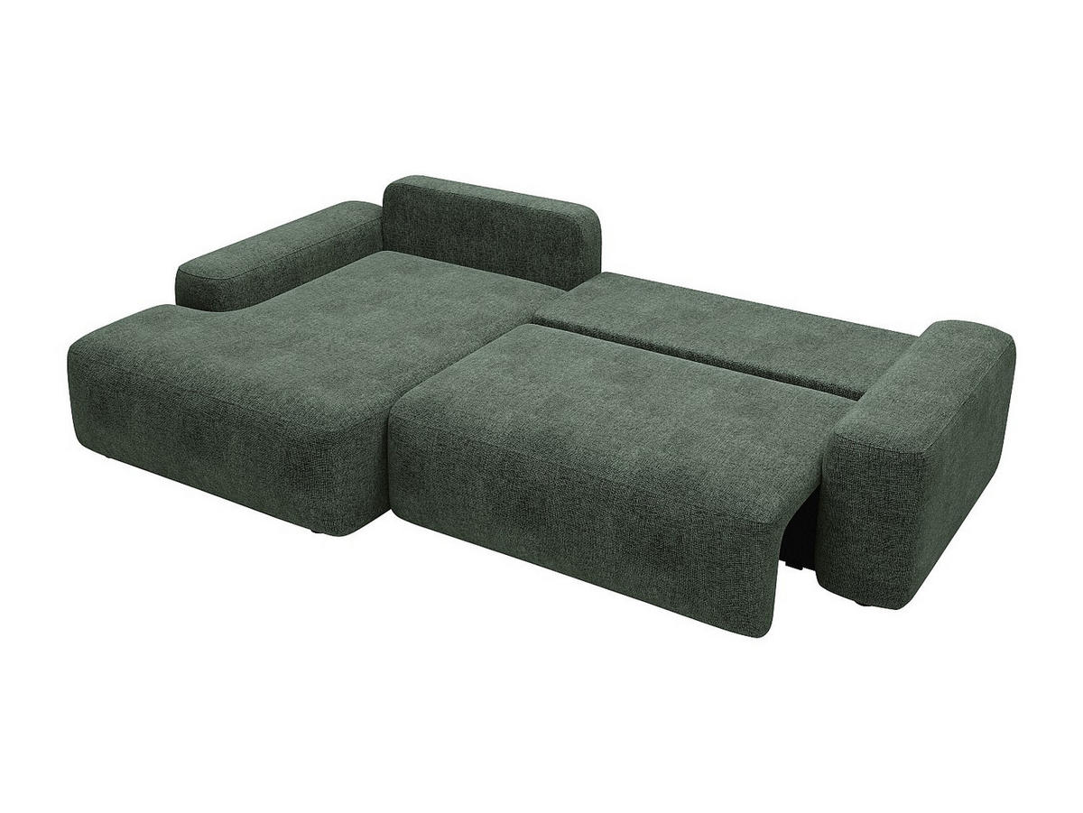 SCHLAFSOFA - 4 Personen - stoff - tannengrün Daviso - Waldgrün, Textil (264/87/162cm) - Vente-Unique