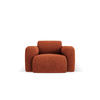 SESSEL Molino aus Chenille-Stoff terrakotta - Terra cotta, Textil (95/72/105cm) - Micadoni