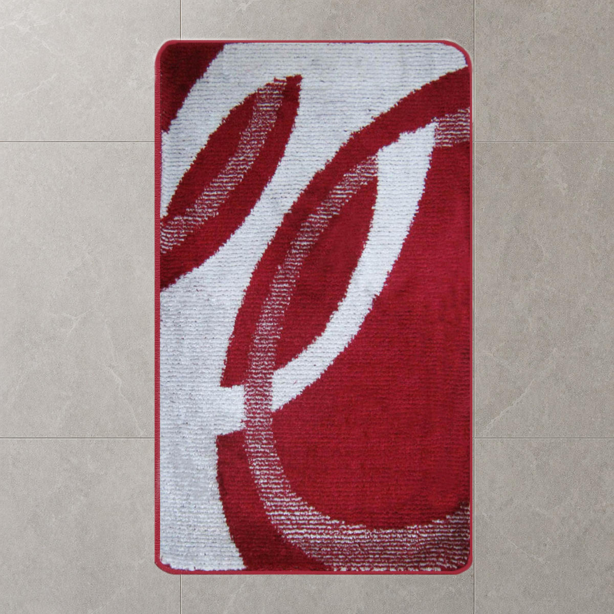 BADEMATTE 80/200cm ROT-GARU - Rot, Textil (80/200cm) - ROLFNERS