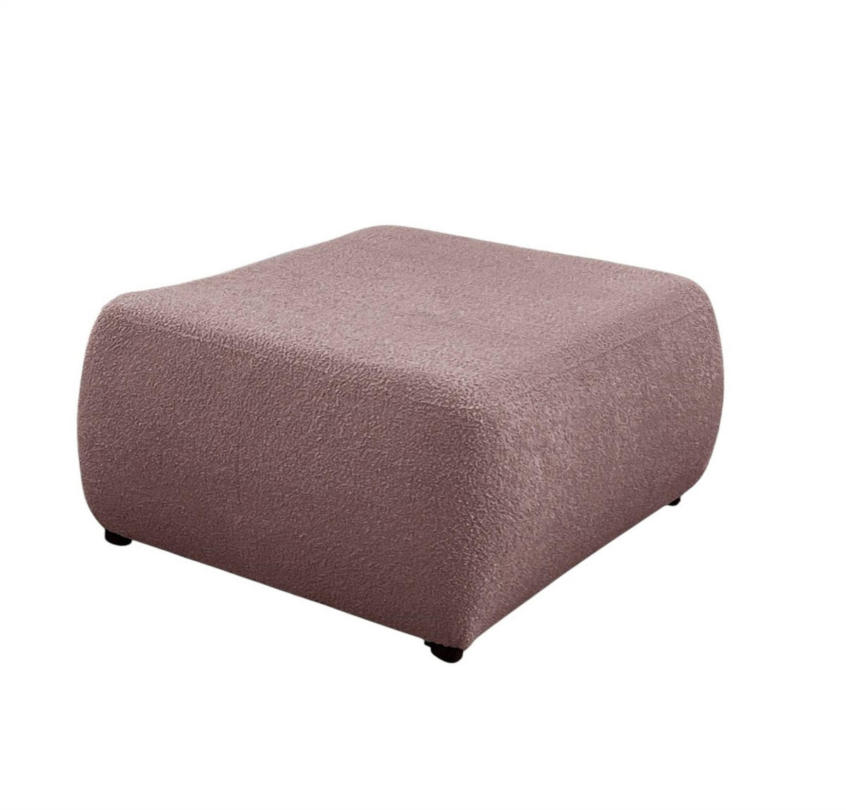 SCHLAFSOFA Anike Inkl. Polsterhocker - Altrosa, Holzwerkstoff/Textil (240/78/110cm) - Fun Möbel