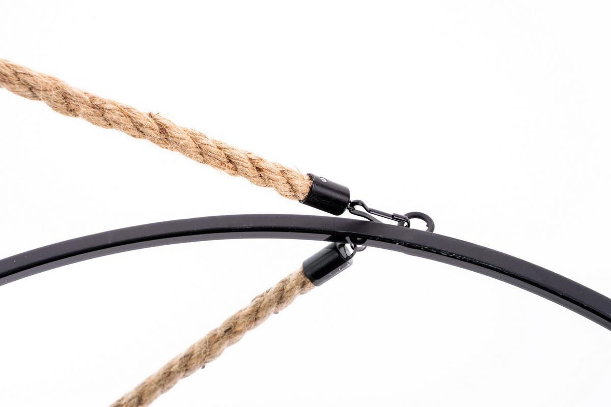 SPIEGEL 37/37/37 cm - Schwarz, Metall (37/37/37cm) - Atmosphera Createur d´interieur