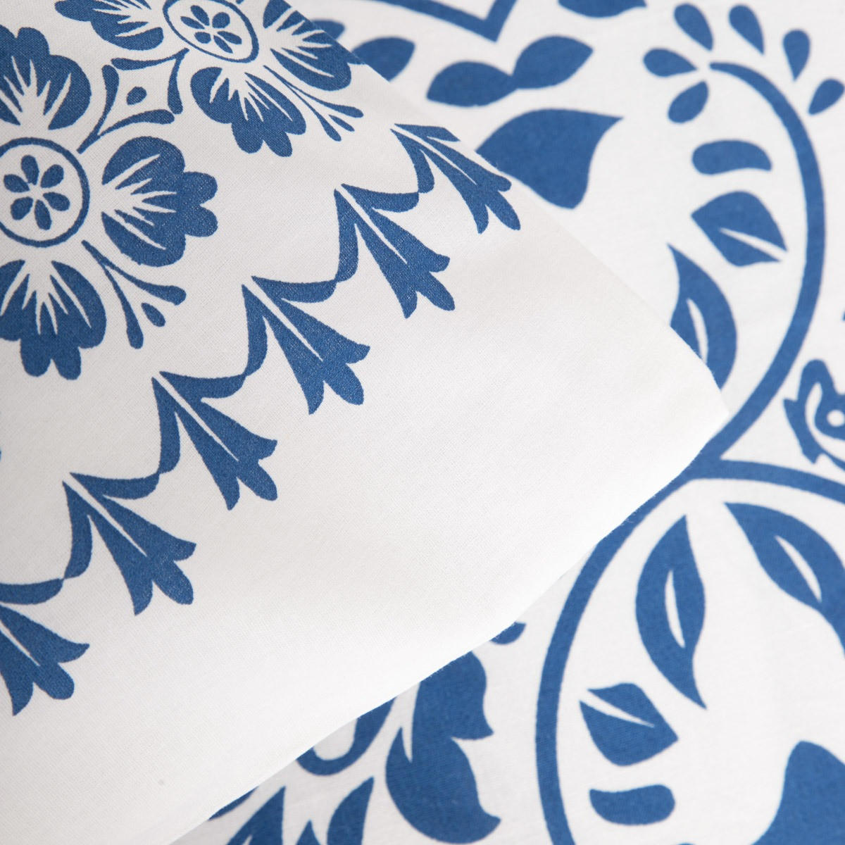 BETTWÄSCHE Marissa Baumwolle 160/200 cm - Blau, Textil (160/200cm) - Homla