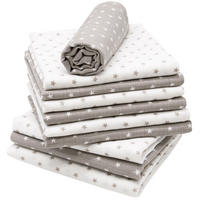 SPUCKTÜCHER, 10er-Set, 80x80 cm, 100% Baumwolle, farblich sortiert - Multicolor, Textil (80/80cm) - Zollner