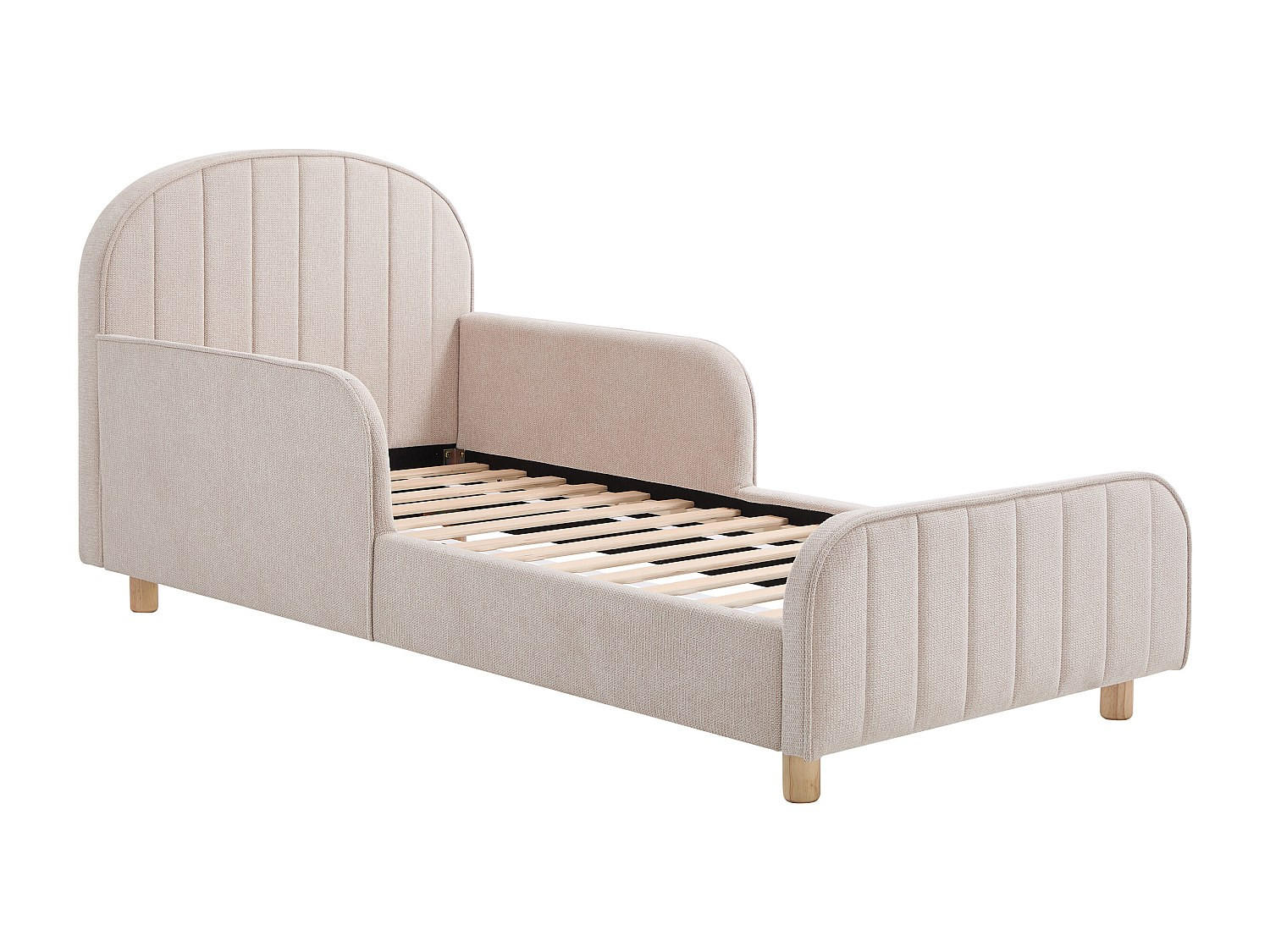 BETTRAHMEN - 1 Person-Sitzer - Stoff - Beige - - Beige, Textil (208.5/101cm) - Vente-Unique