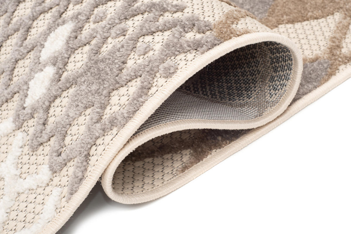 TEPPICH PATIO Creme 200/300 cm - Creme, Kunststoff (200/300cm) - Tapiso