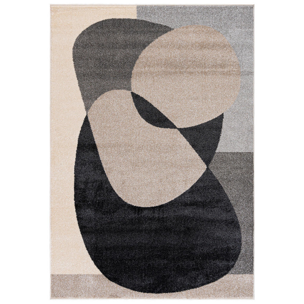 Mazovia KOBEREC béžový geometrický rostlinný - 80 x 150 cm