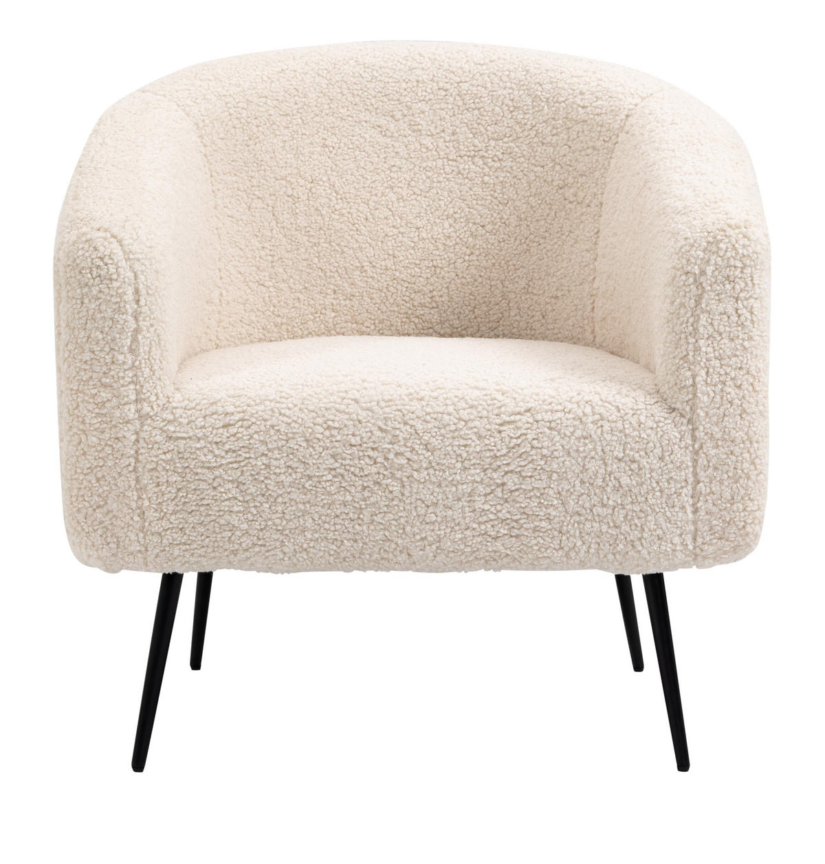 SESSEL Wolle Weiß - Weiß, Textil (75/76/65cm) - Nordlys