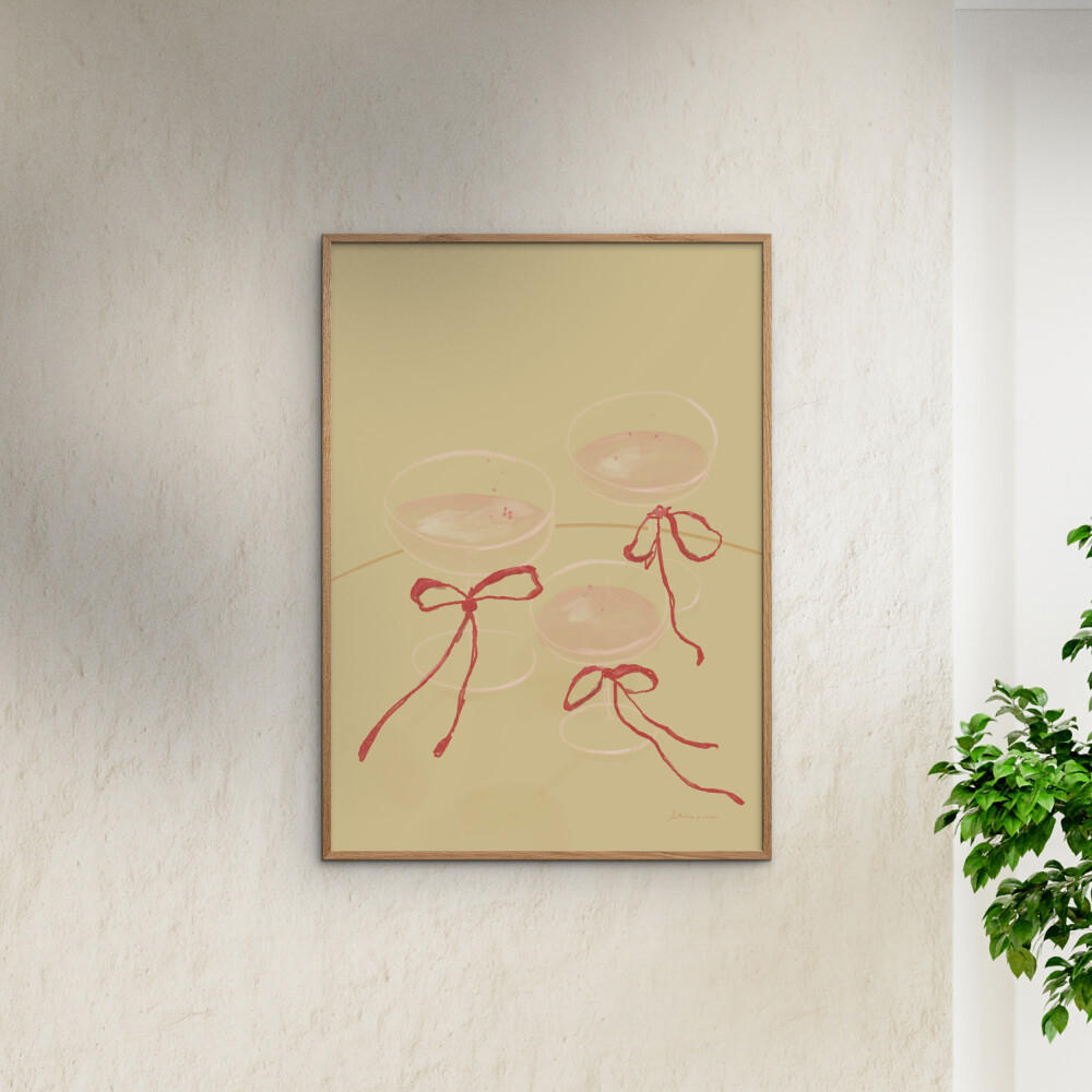 POSTER Katharina Puritscher - Cheers to Us - Naturfarben, Papier (30/40/0.1cm) - Poster&Frame