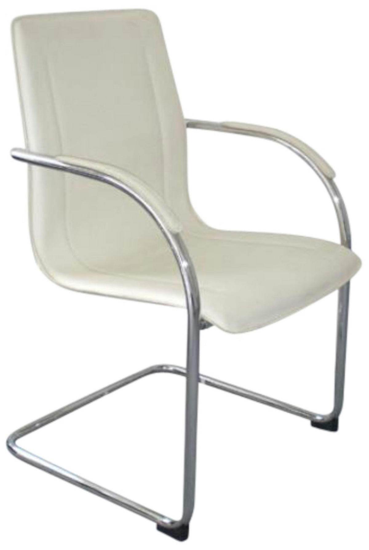 SCHWINGSTUHL 3er Set Lederlook creme - Creme, Textil/Metall (56/94/52cm) - CLP