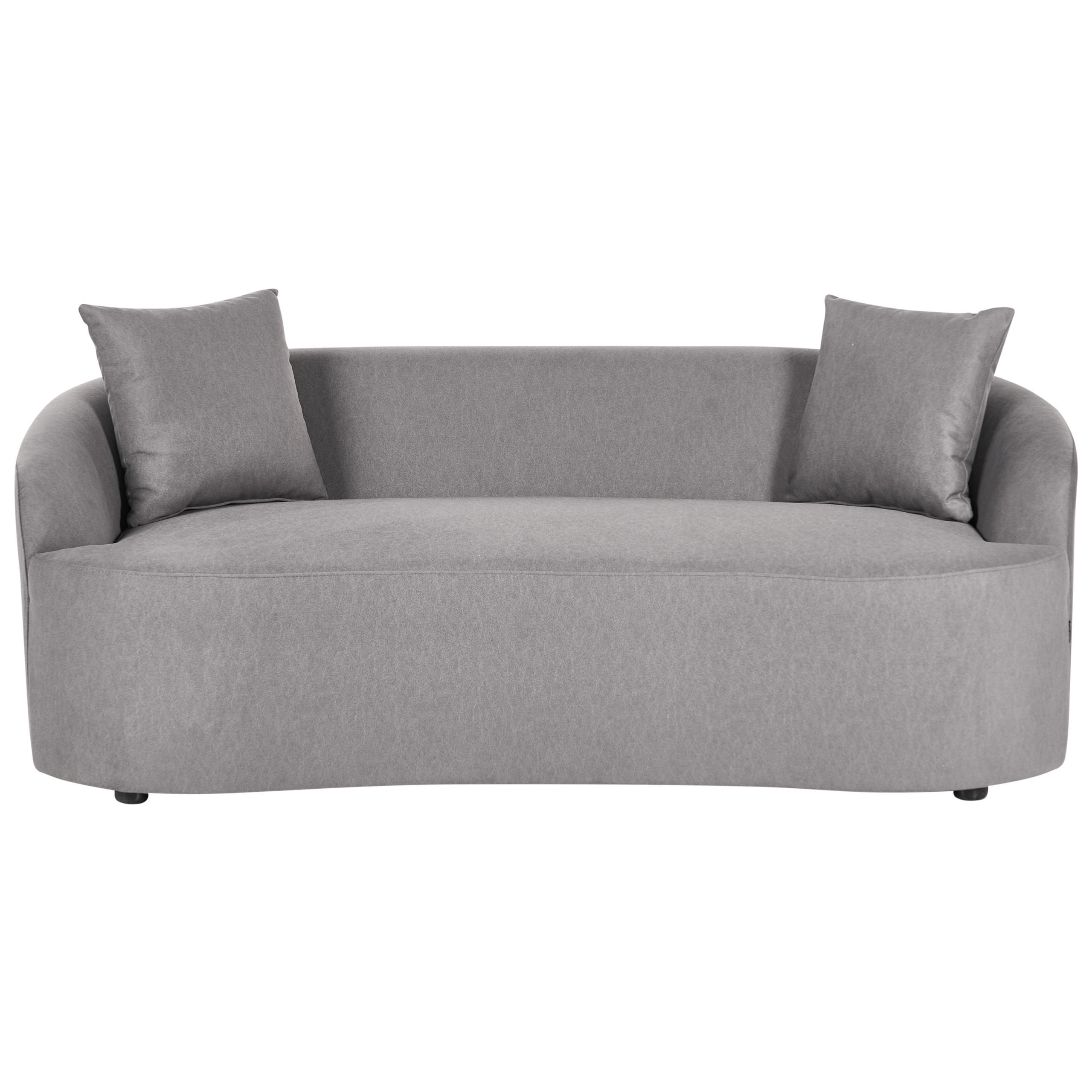 Beliani Sofa Dunkelgrau 175x68x80 cm